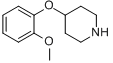 4-2-甲氧基 苯氧基 哌啶分子式结构图