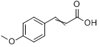 对甲氧基肉桂酸;4-甲氧基肉桂酸分子式结构图
