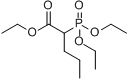 2-膦酰戊酸三乙脂分子式结构图