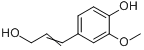 松酒;3- (4-羟基-3-甲氧)-2-丙烯-1-醇;4-羟基-3-甲氧基肉桂醇;HOC6H3(OCH3)CH=CHCH2OH分子式结构图