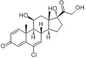 氯泼尼醇;氯泼尼醇分子式结构图