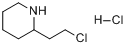 2-(2-氯乙基)哌啶盐酸盐分子式结构图