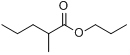 2-甲基戊酸正丙酯;2-甲基戊酸丙酯分子式结构图