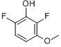2,6-二氟-3-甲氧苯酚分子式结构图