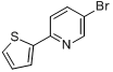 5-溴-2-(2-噻吩基)吡啶分子式结构图