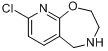 8-氯-2,3,4,5-四氢吡啶并[3,2-f][1,4]氧氮杂卓;8-氯-2,3,4,5-四氢吡啶并[3,2-f][1,4]氧氮杂卓分子式结构图