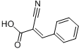 α-氰基肉桂酸;2-氰基-3-苯基丙烯酸分子式结构图