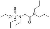 甘氨硫磷;N＇-二乙氧基硫膦基-N＇-乙基-N′，N′-二丙基甘氨酰胺分子式结构图