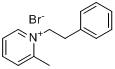 1-苯乙基-2-甲基吡啶溴化物分子式结构图