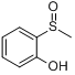 2-(甲基亚磺酰)苯酚;2-(甲基亚磺酰)苯酚;分子式结构图