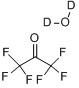 1,1,1,3,3,3-六氟代-2-丙酮-三重水合物;1,1,1,3,3,3-六氟代-2-丙酮-三氘;1,1,1,3,3,3-六氟丙酮三氘水合物分子式结构图