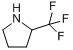 (R)-(-)-2-三氟甲基吡咯烷分子式结构图