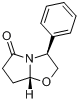 (3S-顺)-(-)-3-苯基四氢吡咯并-[2,1-B]噁唑-5(6H)-酮分子式结构图