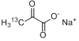 丙酮酸钠-3-13C分子式结构图