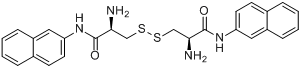 L-胱氨酰二(2-萘胺);L-胱氨酰二(2-萘胺);分子式结构图