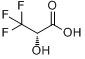 (S)-(?)-三氟乳酸;(S)-(?)-3,3,3-三氟-2-羟基丙酸分子式结构图