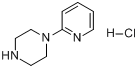1-(2-吡啶)哌啶单盐酸盐;2-(1-哌嗪)啶单盐酸盐分子式结构图