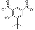 特乐酚;特乐酚;芸香酸二壬酯;二硝特丁酚;分子式结构图
