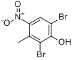 2,6-二溴-3-甲基-4-硝基酚分子式结构图