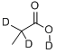 丙-2,2-d2酸-d分子式结构图