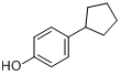 4-环戊基苯酚分子式结构图
