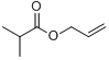 异丁酸烯丙酯;2-甲基丙酸烯丙酯；烯丙基-2-甲基丙烯酸分子式结构图