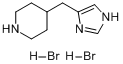 4-(1H-Imidazol-4-ylmethyl)piperidine dihydrobromide分子式结构图