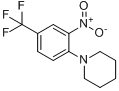 1-[2-硝基-4-(三氟甲基)苯基]哌啶分子式结构图
