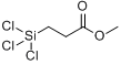 2-(羰基甲氧基)乙基三氯硅烷分子式结构图