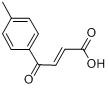 trans-3-(4-甲基苯甲酰)丙烯酸;3-(4-甲基苯甲酰)丙烯酸分子式结构图