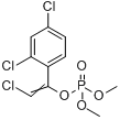 敌敌钙;钙敌畏；O-甲基-O-(2，2-二氯乙烯基)磷酸钙与O，O-二甲基-O-(2，2-二氯乙烯基)磷酸酯的立体配位络合分子式结构图