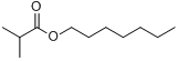 异丁酸庚酯分子式结构图