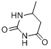 5,6-二氢-6-甲基尿嘧啶;二氢-6-甲基-2,4-二嘧啶酮;分子式结构图