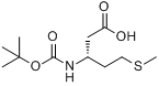 Boc-β-Homomet-OH分子式结构图