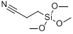 3-(三甲氧基甲硅烷基)丙酰腈;(2-氰基乙基)三甲氧基硅烷;分子式结构图