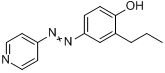 2-丙基-4-(4-吡啶)苯酚分子式结构图