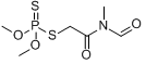 安硫磷;安硫磷标准品;S-[2-(甲酰甲胺基)-2-氧代乙基]-O,O-二甲基二硫代磷酸酯;福尔莫硫磷;安果;玫瑰头香分子式结构图