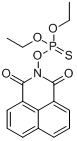 萘氨磷;O，O-二乙基-O-(周位萘二甲酰亚氨基)硫逐磷酸酯；ENT-24970；S-125；萘氨磷分子式结构图