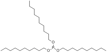 亚磷酸十三烷酯分子式结构图