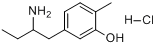 α-乙基-3-羟基-4-甲基苯乙野芝麻碱盐酸盐分子式结构图