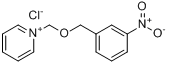 N-(3-硝基苯氧甲基)吡啶氯化物分子式结构图