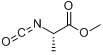 (S)-(-)-2-异氰酰基丙酸甲酯分子式结构图