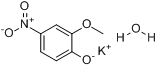 4-硝基愈创木酚钾盐水合物;2-甲氧基4-硝基苯酚钾盐水合物分子式结构图