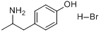 氢溴酸羟苯丙胺;氢溴酸羟苯丙胺;分子式结构图