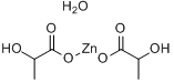 L-乳酸锌(水合);L-乳酸锌(水合);水合-L-乳酸锌分子式结构图