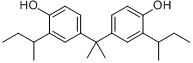 2,2-双(3-仲丁基-4-羟苯基)丙烷分子式结构图