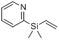 2-(二甲基乙烯基硅)吡啶;二甲基(2-吡啶基)乙烯基硅烷分子式结构图