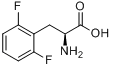 DL-2,6-二氟苯基丙氨酸分子式结构图