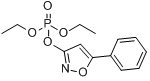 Diethyl5-phenyl-3-isoxazolylphosphate分子式结构图