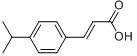 4-异丙基肉桂酸;4-异丙基肉硅酸;分子式结构图